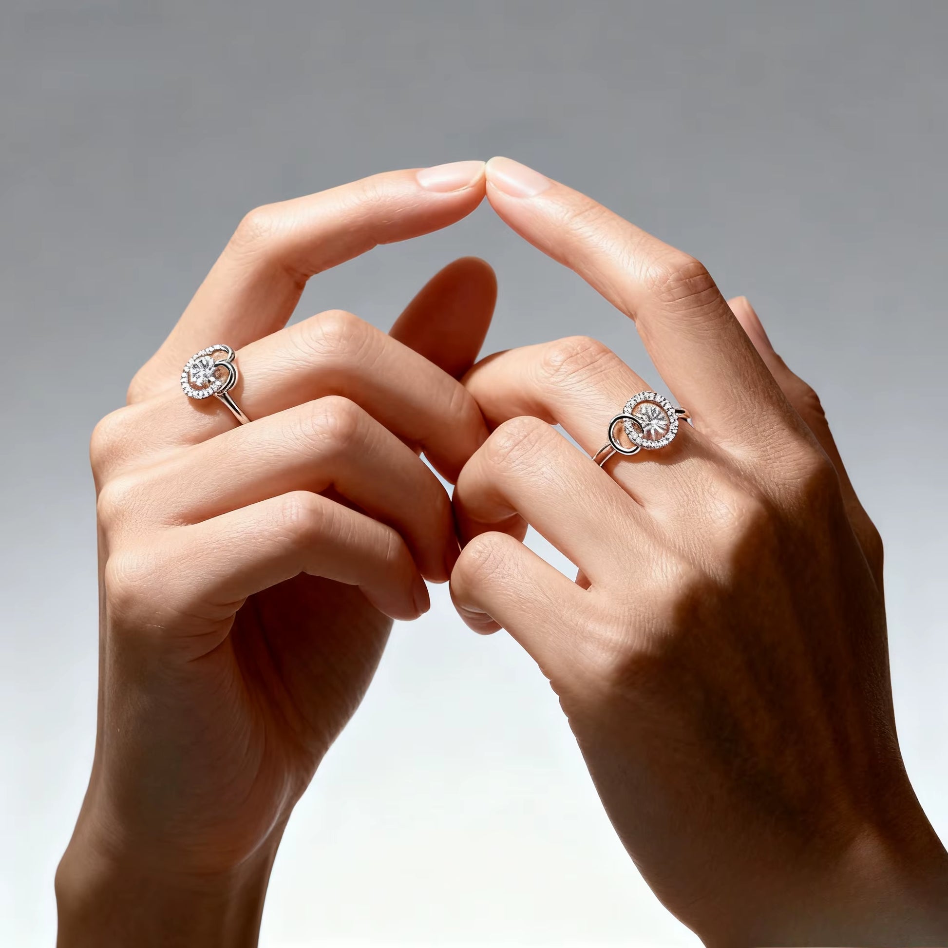 Large and Small Ring Rings 2026 Women'S E-Commerce Trade Couple Wedding Luxury Boho Jewelry for Women Vintage Christmas Gift